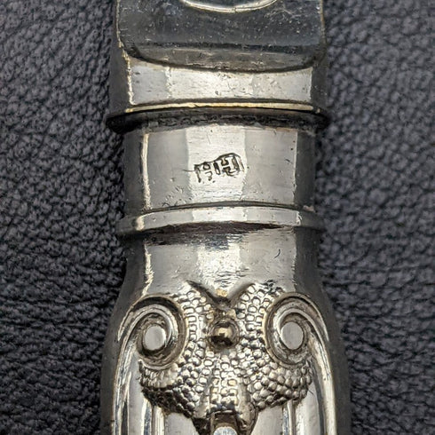 1850年頃 英国アンティーク シルバープレート ナイフx9セット Harrison Brothers & Howson 箱入り